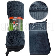 LI-SA LS0111 из суперплотной микрофибры для чистки, сушки и полировки кузова 40х60см, высокий ворс, плотность 600г/м2 48877