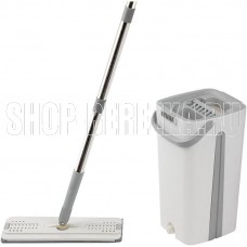 РЫЖИЙ КОТ Швабра для пола Helper с насадкой из микрофибры и ведром с механизмом отжима (109965) РЫЖИЙ КОТ Швабра для пола Helper с насадкой из микрофибры и ведром с механизмом отжима (109965)