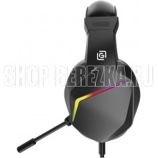 OKLICK Наушники с микрофоном Оклик HS-L335G черный 2.2м мониторные USB оголовье (1972582)