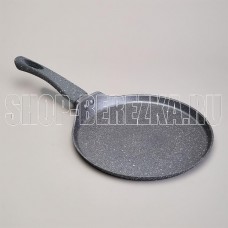 AGNESS 932-521 GREY MARBLE блинная с а/приг.покрытием 24Х2см индукция