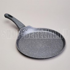 AGNESS 932-520 GREY MARBLE блинная с а/приг.покрытием 22Х2см индукция
