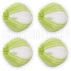 РЫЖИЙ КОТ Набор шариков для стирки против катышков WB-04, диа 3,5 см (4 шт) (311123)