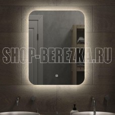 САНАКС 45262 Зеркало 600 х 800 мм, сенсорное, с внутренней LED подсветкой, ореольное свечение. Drift Light