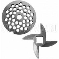 АКСИОН Решётка и нож в упаковке (решетка мелкая)