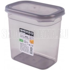 SIROCCO SBP001 Банка для хранения сыпучих продуктов PEGGY серая 1.15л