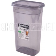 SIROCCO SBP003 Банка для хранения сыпучих продуктов PEGGY серая 1.9л