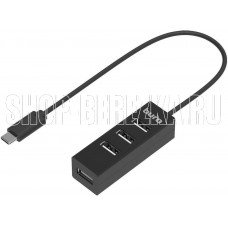BURO Разветвитель USB-C BPH-C-1906 4порт. черный (BU-USBC-HUB-4U20) BURO Разветвитель USB-C BPH-C-1906 4порт. черный (BU-USBC-HUB-4U20)