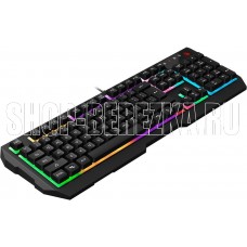 A4TECH Клавиатура Bloody B135N черный USB Multimedia for gamer LED (подставка для запястий) (B135N)