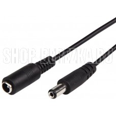 REXANT (14-0350) удлинитель кабеля питания DC гнездо-штекер (2,1х5,5мм) 1,5м REXANT (14-0350) удлинитель кабеля питания DC гнездо-штекер (2,1х5,5мм) 1,5м