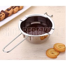 MALLONY Ковш для шоколада, Сioccolata, объём: 400 мл, из нержавеющей стали (108147)