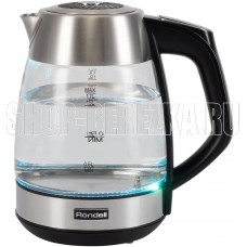 RONDELL Чайник электрический RDE-1004 1.7л. 2200Вт корпус: стекло/металл