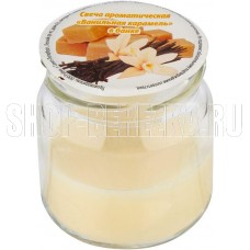 ВОЛШЕБНАЯ СТРАНА Свеча ароматическая Ванильная карамель в банке (105746)