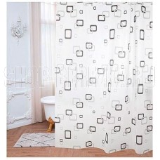 РЫЖИЙ КОТ Занавеска для ванной, 180*180 см. материал - PEVA (009390)