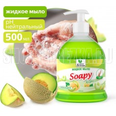 CLEAN&GREEN CG8242 Soapy Light Зеленая дыня с дозатором 500 мл