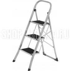 СИБРТЕХ Стремянка стальная, 3 широкие ступени 20х30 см с полимерным покрытием 97727 СИБРТЕХ Стремянка стальная, 3 широкие ступени 20х30 см с полимерным покрытием 97727
