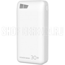 MORE CHOICE (4627151193649) PB52-30 White - 30000mAh 2USB