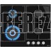 GORENJE Газовая варочная панель Essential GTW641AKB, 4 конфорки, закаленное стекло, черный