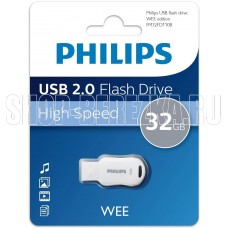 PHILIPS WEE 2.0 32Gb серебристый (FM32FD110B/97)