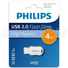 PHILIPS WEE 2.0 4Gb серебристый (FM04FD110B/97)