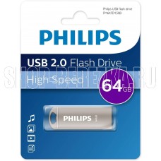 PHILIPS IRON 2.0 64Gb серебристый (FM64FD150B/97)