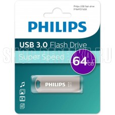 PHILIPS IRON 3.0 64Gb серебристый (FM64FD165B/97)