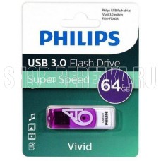 PHILIPS VIVID3.0 64Gb белый (FM64FD00B/97) PHILIPS VIVID3.0 64Gb белый (FM64FD00B/97)