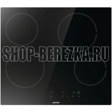 GORENJE Электрическая варочная поверхность ECT641BSCE, конфорок: 4 шт., стеклокерамика, независимая, черный