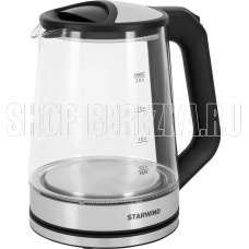 Starwind SKG2112 2л. 1800Вт черный/прозрачный (стекло)