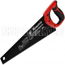 MATRIX Ножовка по дереву, 400 мм, 7-8 TPI, зуб-3D, каленый зуб, тефлоновое покрытие полотна, двухкомпонентная рукоятка 23549