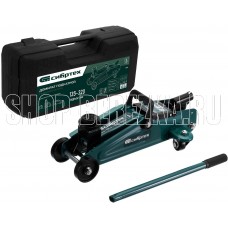 СИБРТЕХ Домкрат гидравлический подкатной, 2 т, 135-320 мм, в пласт. кейсе 50835