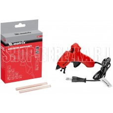 MATRIX Клеевой пистолет, 7 мм, 15 (60) Вт, 8 г/мин 93003