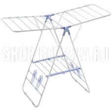 РЫЖИЙ КОТ Сушилка для белья напольная двухуровневая CD-03, с держателями для обуви, 133*50*92 см (109603)