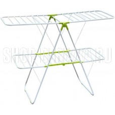 РЫЖИЙ КОТ Сушилка для белья напольная двухуровневая CD-02, 147*60*98 см (109602)