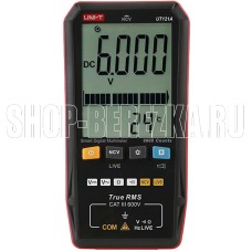 UNI-T Супертонкий UT121A с большим экраном Испытание напряжения переменного/постоянного тока (600 В); Испытание на сопротивление (10 МОм); Двойной дис