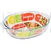 APPETITE PLH19 стекл овал 34х25х8,5см/3,5л глубокая с руч