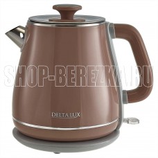 DELTA LUX DE-1019 (1,8 л, металл/пластик) коричневый