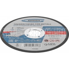 GROSS Круг отрезной по металлу, 125 х 1,0 х 22,2 мм, SWA60TBF, в метал.банке, 10 шт. 743680