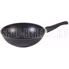 МЕЧТА 078802 Гранит black WOK 28 см съемная ручка