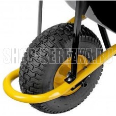 DENZEL Тачка строительная, усиленная, объем 130 л, 230 кг, колесо 15х6.00-6 689965