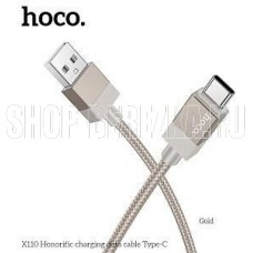 HOCO (6942007646819) X110a ,для Type-C, 1 м, Gold