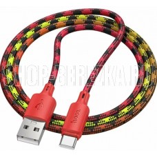 HOCO (6942007650823) X116a ,для Type-C, 1 м, Gradient Red