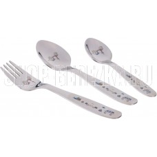 DOMENIK DMC195 Набор столовых приборов BUNNY CAR 3 предметов DOMENIK DMC195 Набор столовых приборов BUNNY CAR 3 предметов