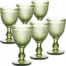 LORAINE 60429 Набор бокалов 340 мл 6 шт зеленый LR (х4)