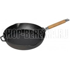 РОССИЯ 0326 Сковорода чугунная, 26 см, со съёмной ручкой