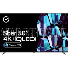 SBER SDX-50UQ5234 4K UHD QLED SMART TV Салют