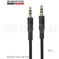 BOROFONE (6941991124754) BL25 AUX 3.5mm 1.0м Black