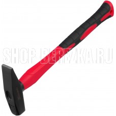 MATRIX Молоток слесарный optimal, 300 г, фибергласовая обрезиненная рукоятка, квадратный боек 10367