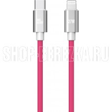 AKSBERRY (6900327590014) X165 Liquid silicone Type-C -Lightning, розовый