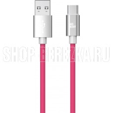 AKSBERRY (6900327610019) X165 Liquid silicone USB A -Type-C, розовый