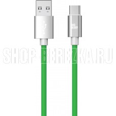 AKSBERRY (6900327650015) X165 Liquid silicone USB A -Type-C, зеленый